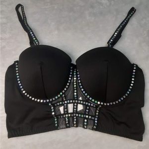 Size XSmall Bustier Bralette or Crop Top